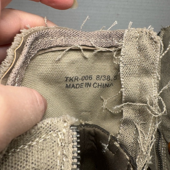 DIRTY LAUNDRY TYCEN CANVAS TAN WOMEN'S SIZE 8 Booth - Picture 7 of 7